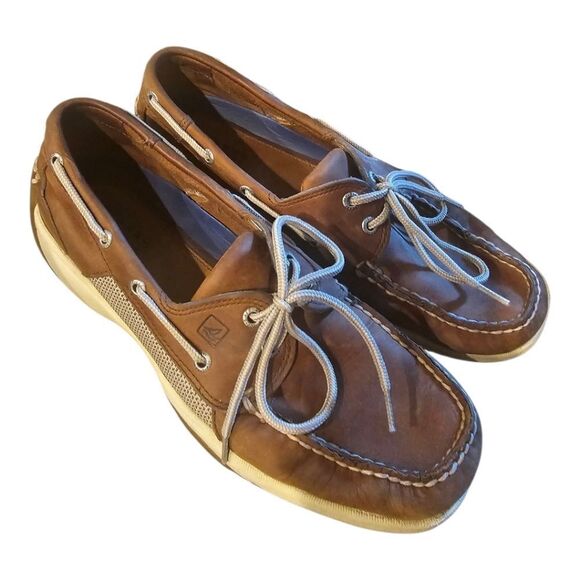 SPERRY Mens Intrepid 2 Eye Boat Shoes - Size 9 1/2 - Picture 1 of 8